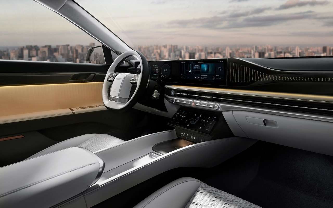 Интерьер Hyundai Grandeur
