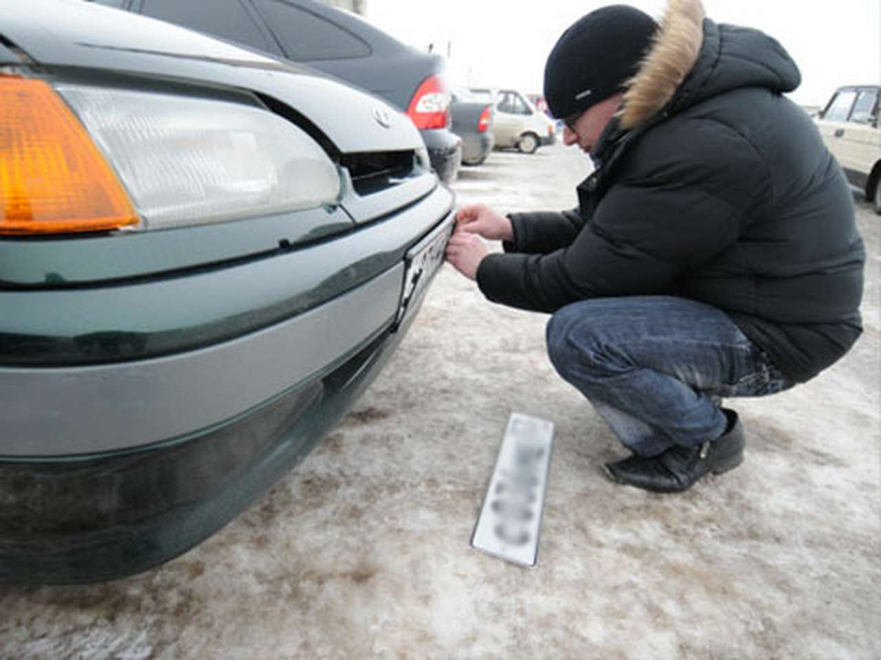 В Москве участились кражи номеров с автомобилей