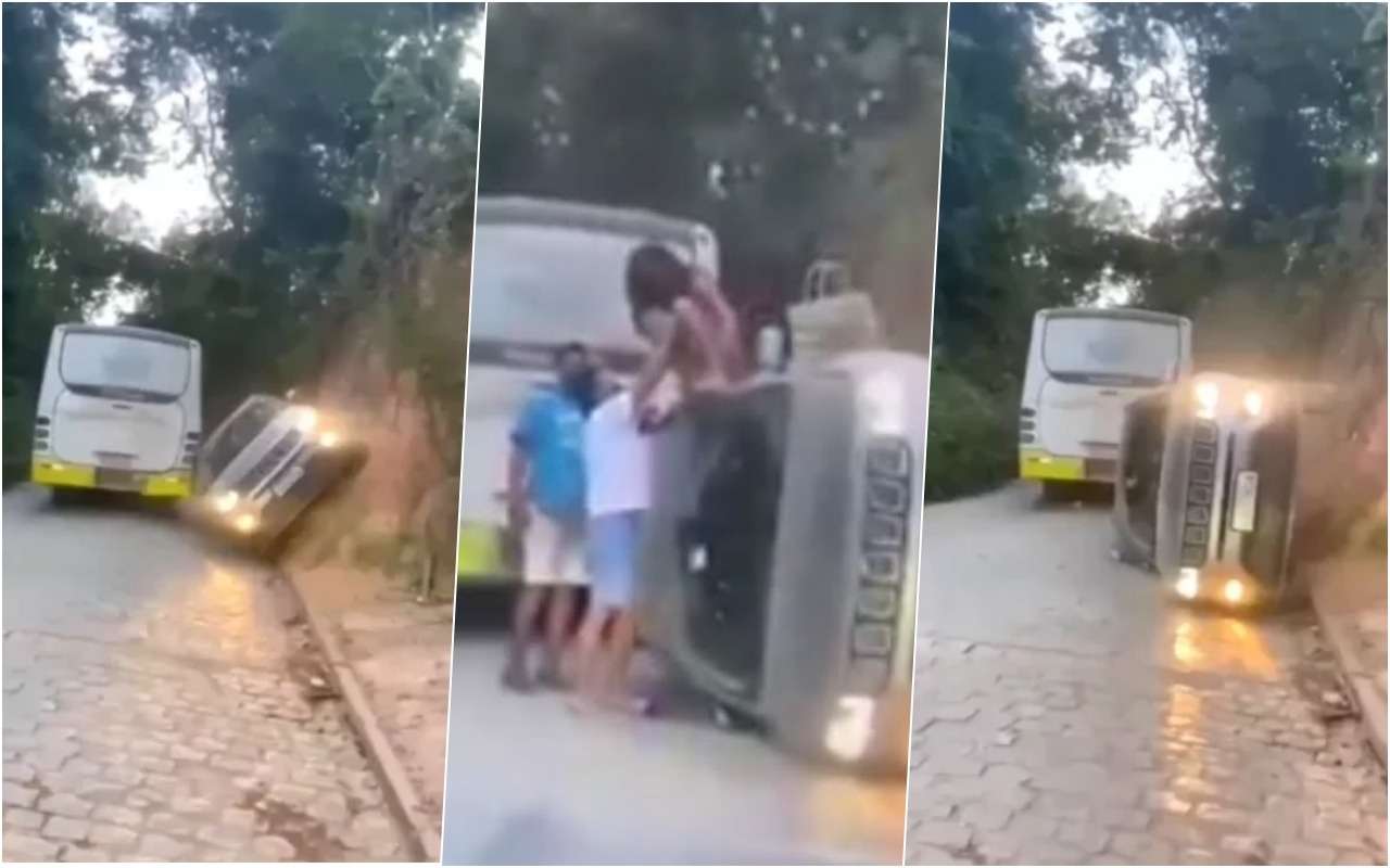 Девушка понадеялась на свой Джип и насмешила всех