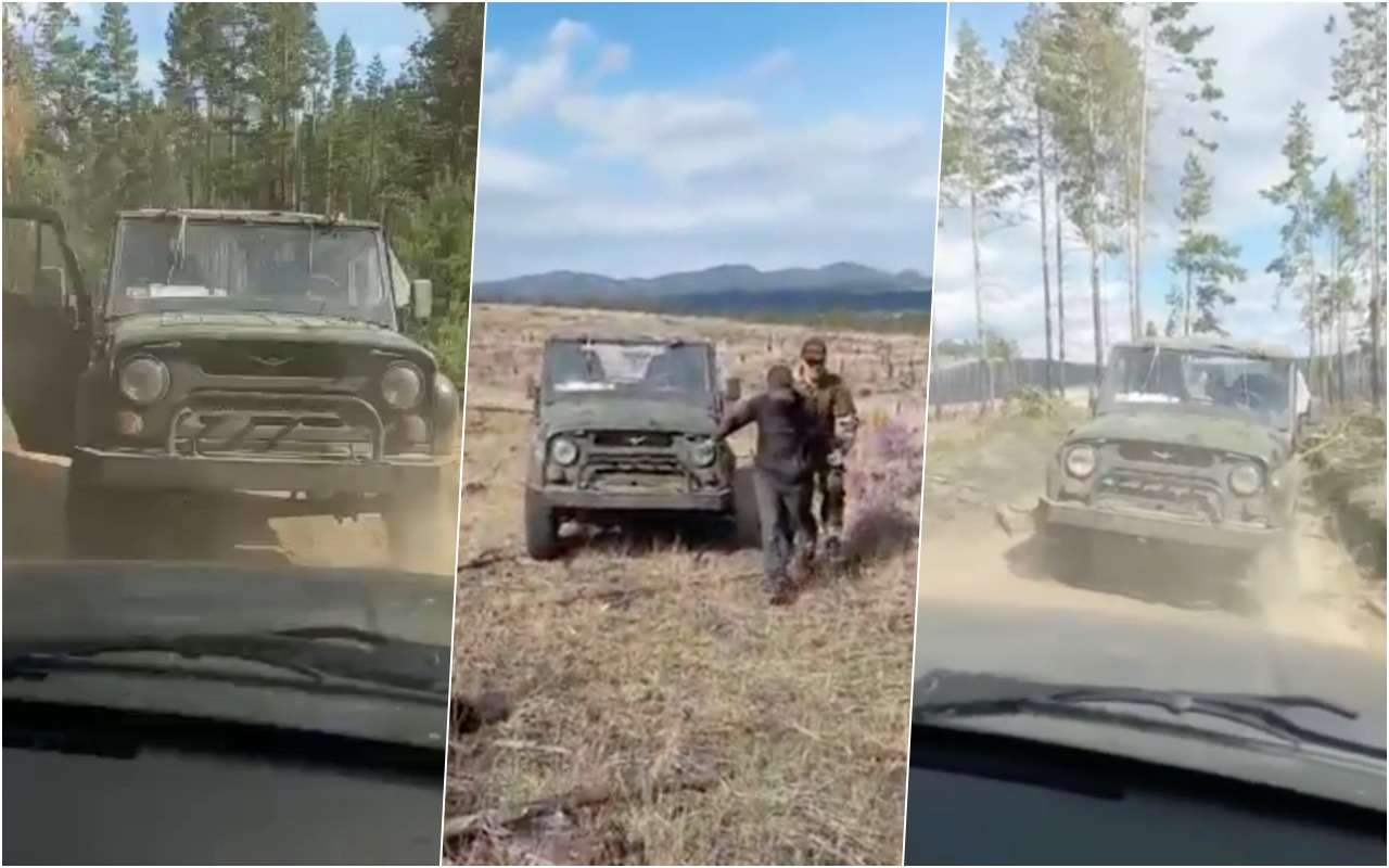 «Черные лесорубы» уходили от погони на «уазике» задним ходом