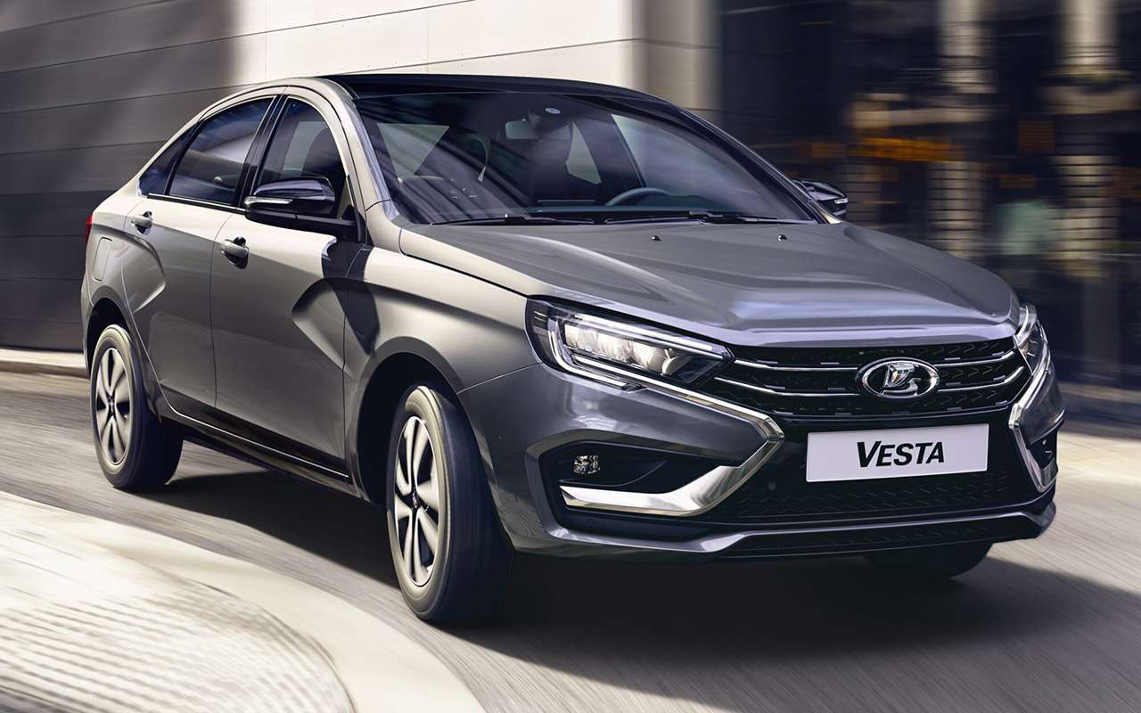 Рестайлинговая Lada Vesta