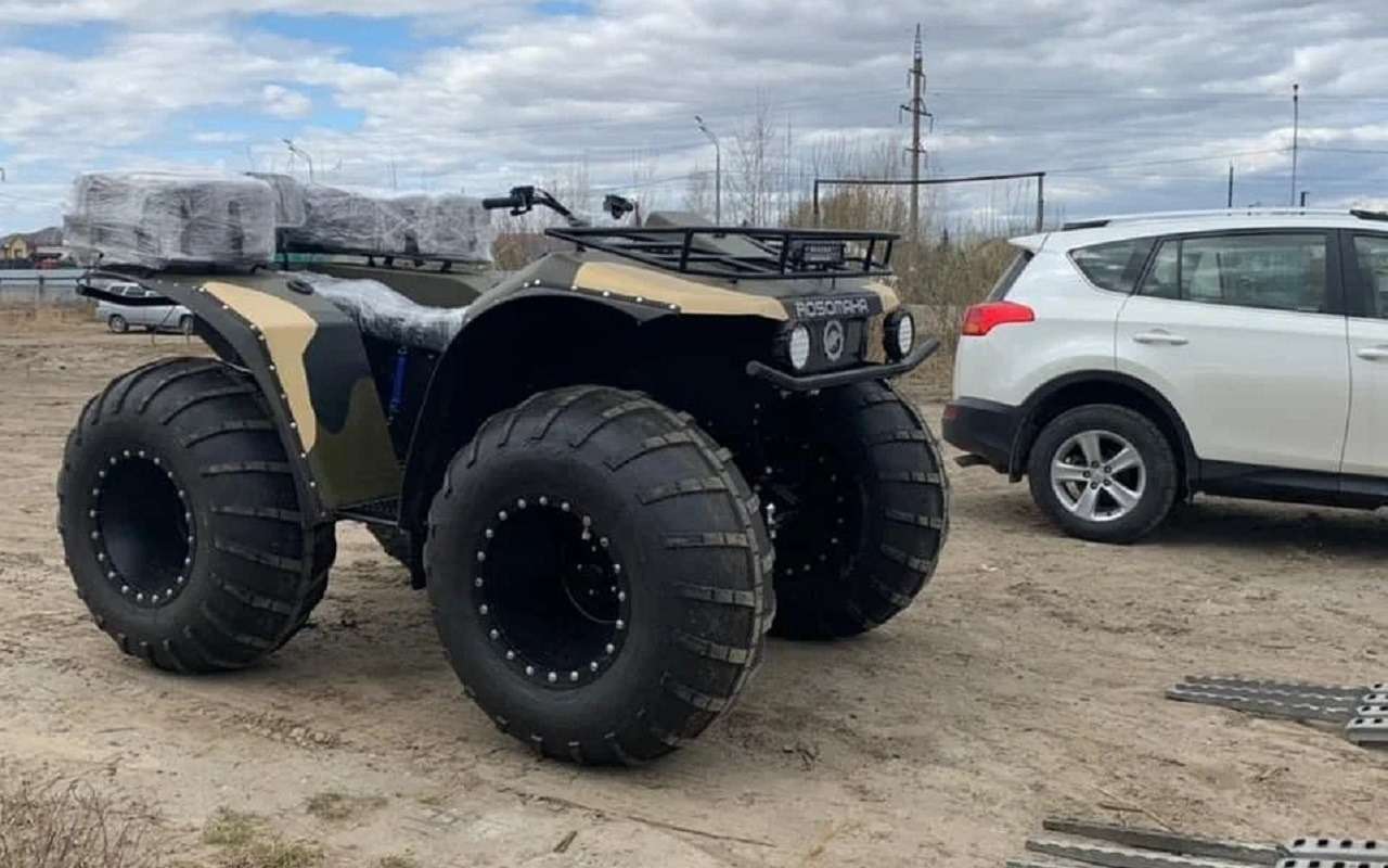 Огромный квадроцикл Росомаха: что может наша техника (видео)