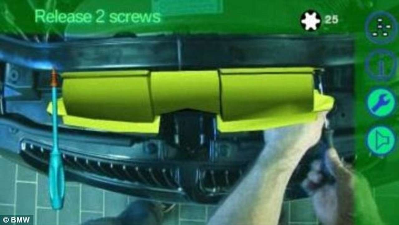 Дополненная реальность поможет сотрудникам сервисов BMW  