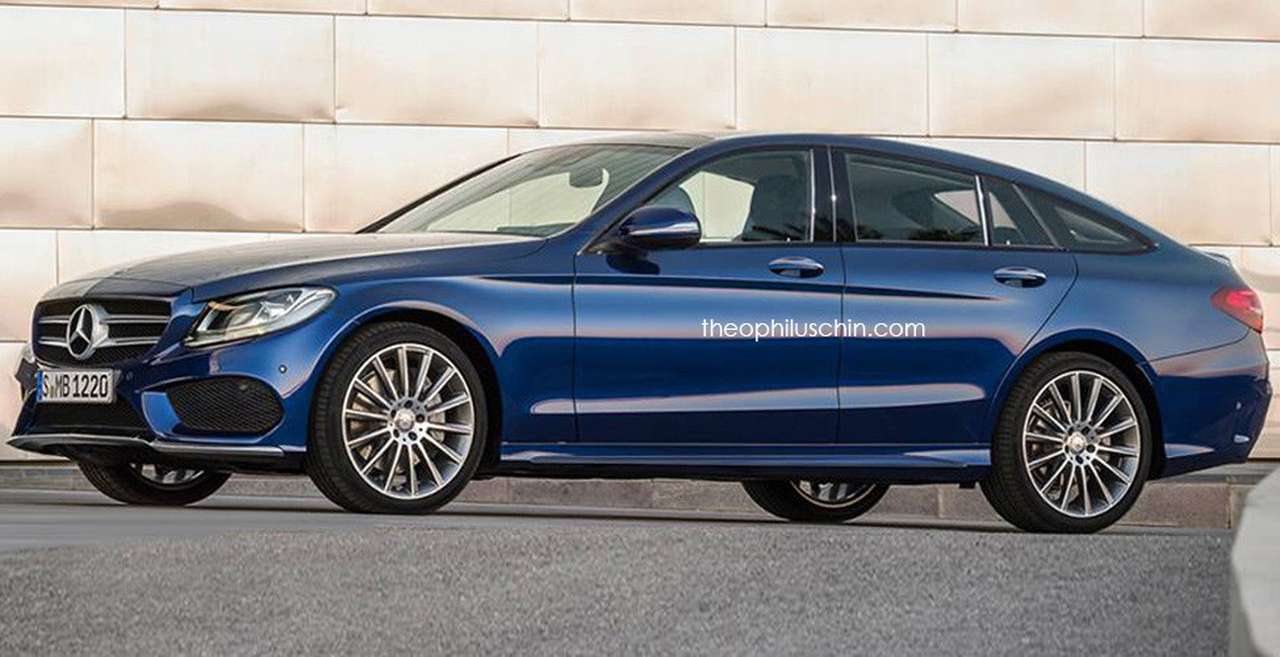 Лифтбек Mercedes-Benz C-класса — первый рендер