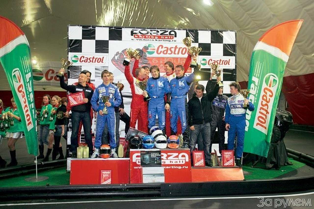 Результаты гонки: 1-е место - команда «Феррари Россия»,
2-е - «Автоплюс», 3-е - «Артлайн», 4-е - «Кастроль», 5-е - «Б-Тюнинг»,
6-е - «За рулем», 7-е - «Автодина», 8-е - «Формула Русь».