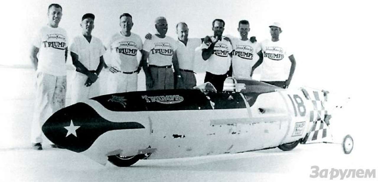 Команда Джонни Аллена и ее сигарообразный рекордный болид