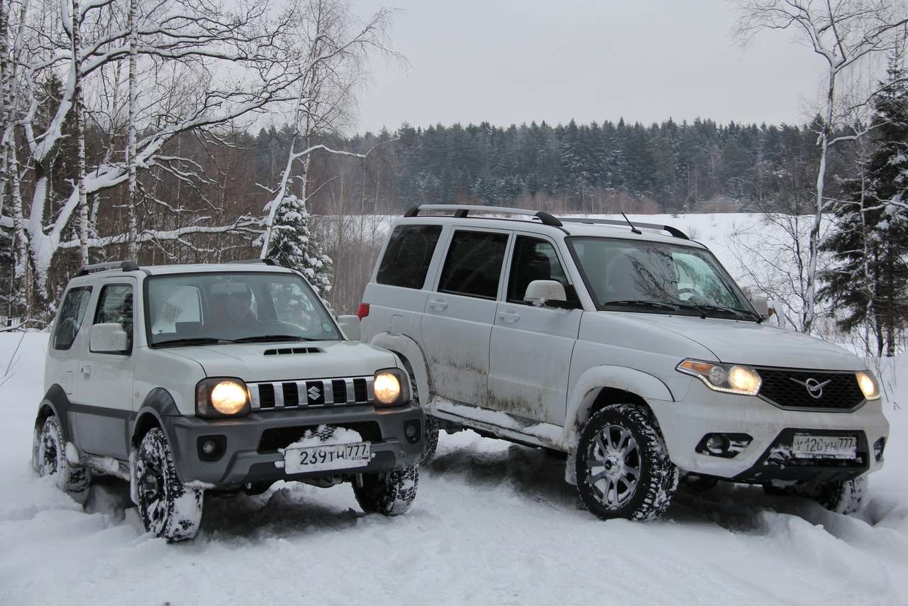 УАЗ Патриот против Suzuki Jimny: рама на раму