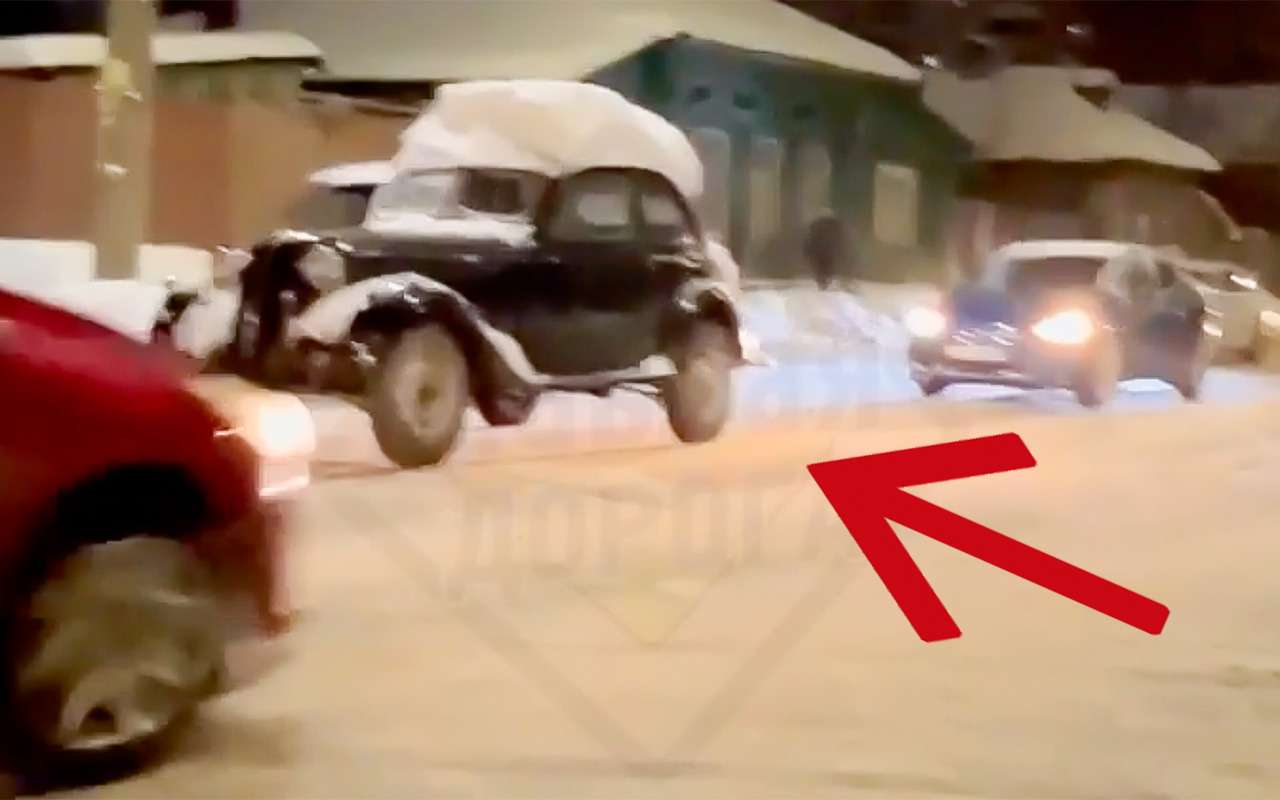 Угадайте автомобиль! Мощнейший раритет замечен в Иваново