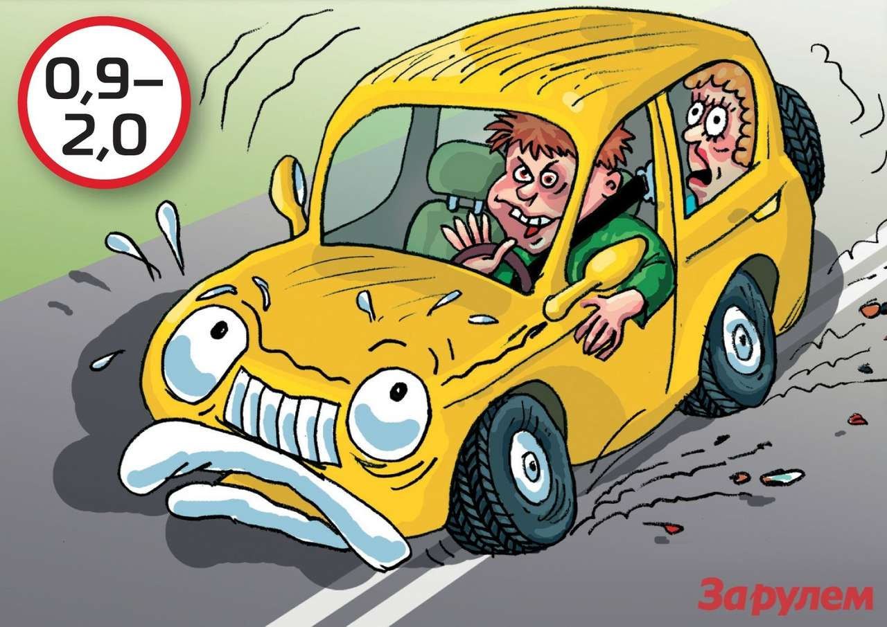 Возбужденное, несколько неадекватное поведение. Отсутствие координации движений, искажение восприятий. Медленная реакция