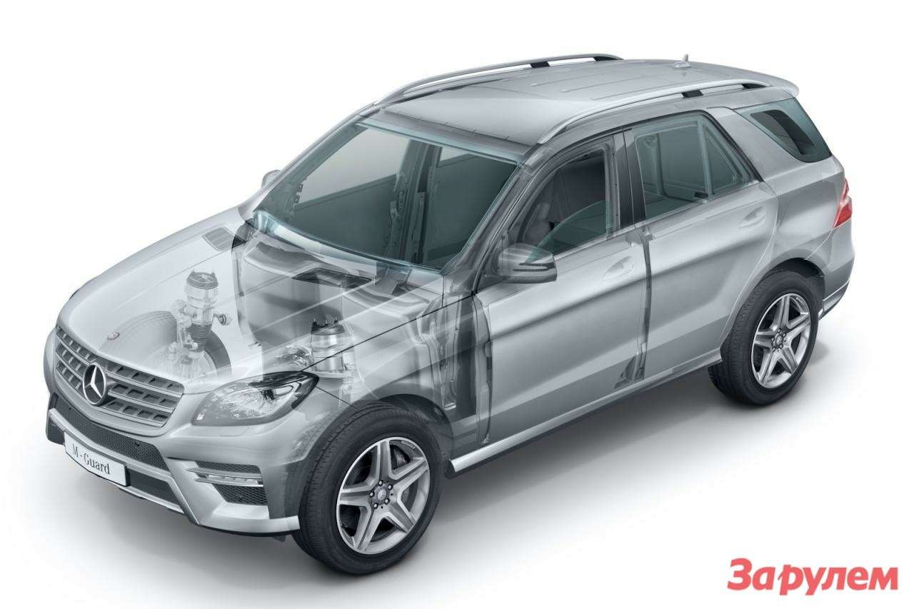 Mercedes Guard представил бронированный M-class