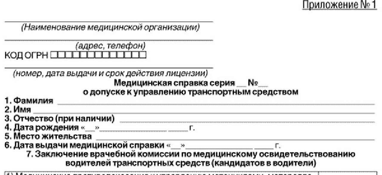 Медсправка при прохождении ТО по-прежнему обязательна