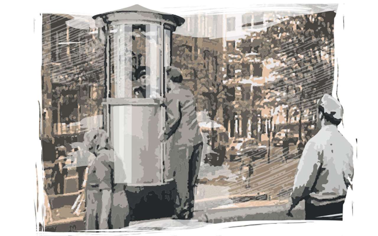 Короткий тест на возраст: что делал гаишник в стакане?