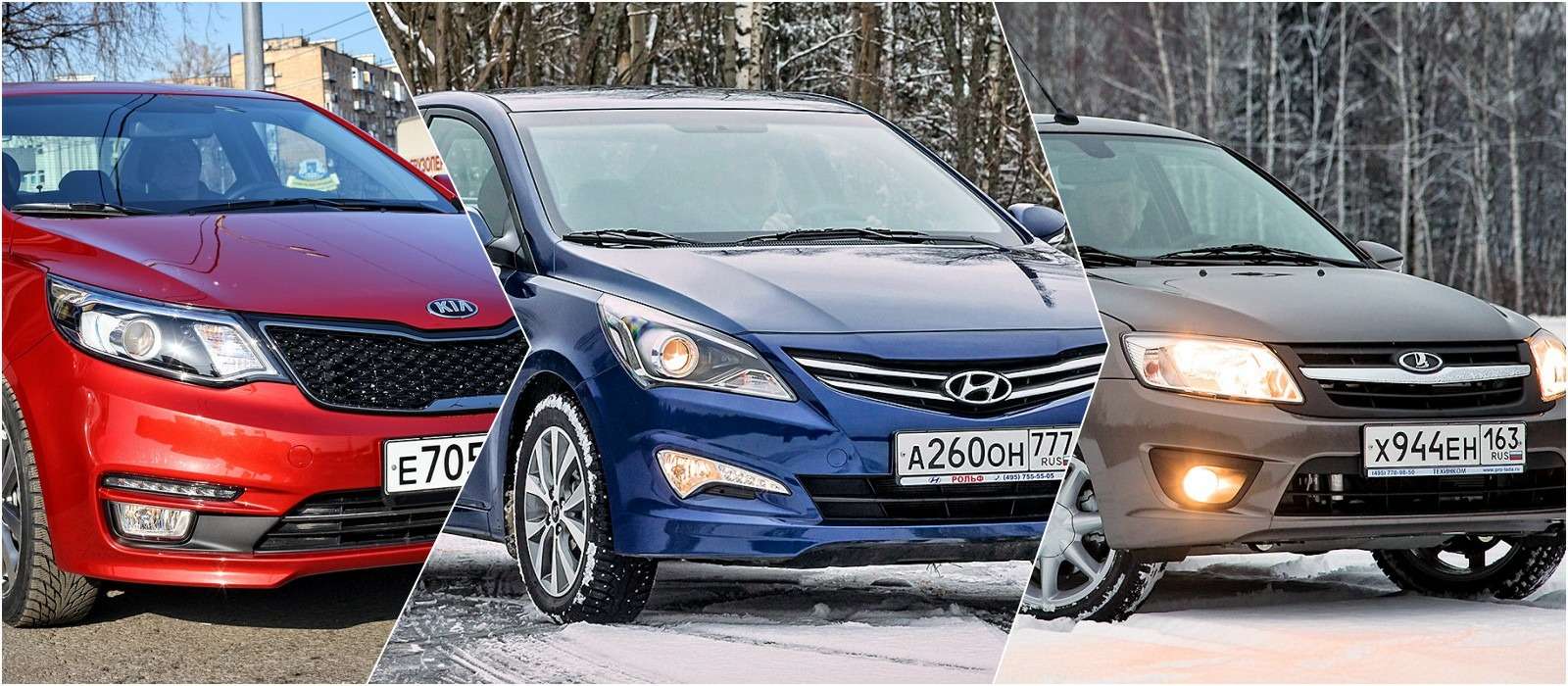 Hyundai Solaris 2020 и Kia Rio 2020