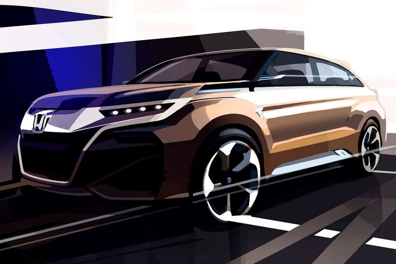 Honda показала эскиз нового кроссовера