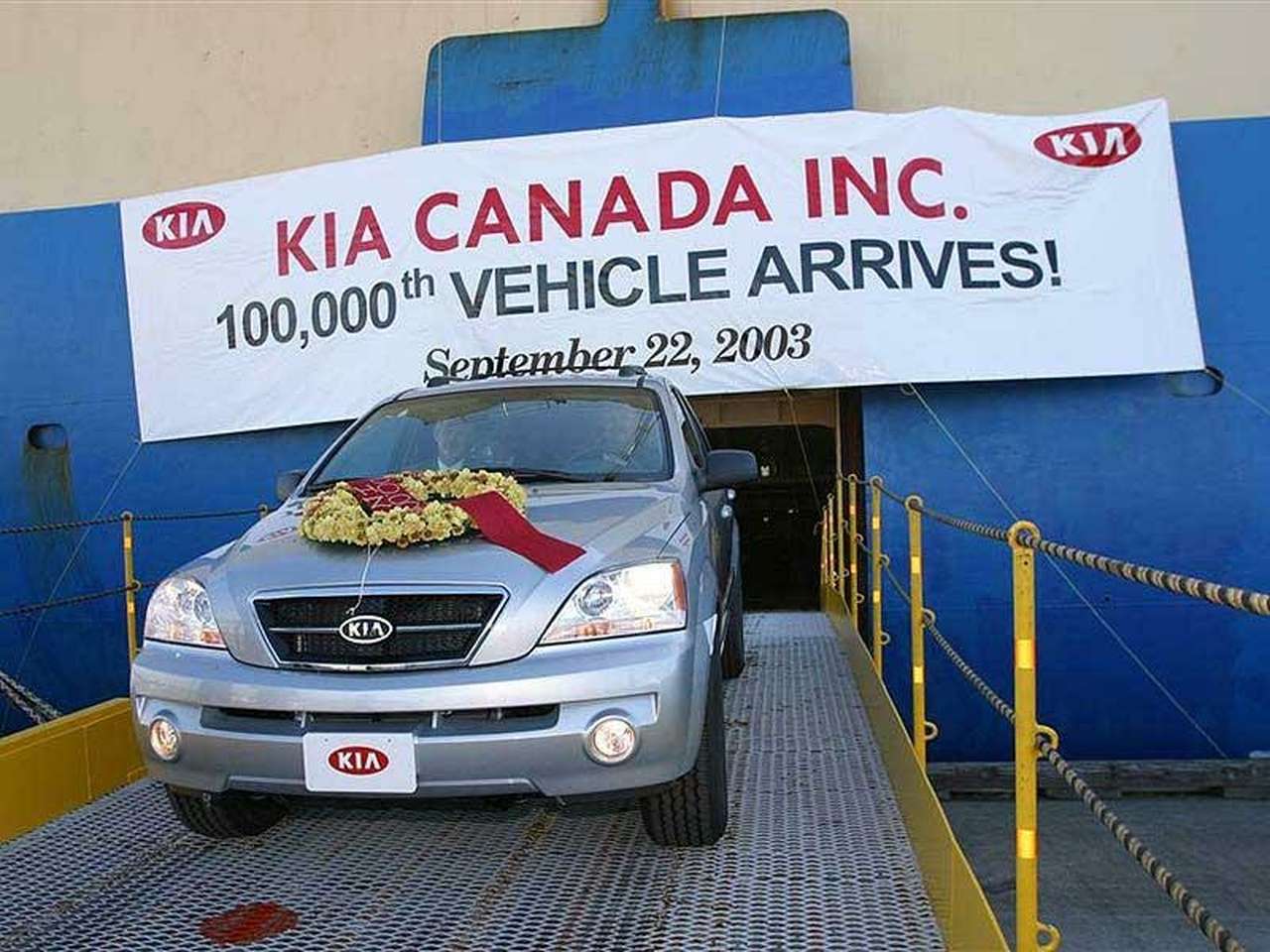 100-тысячный KIA прибыл в Канаду