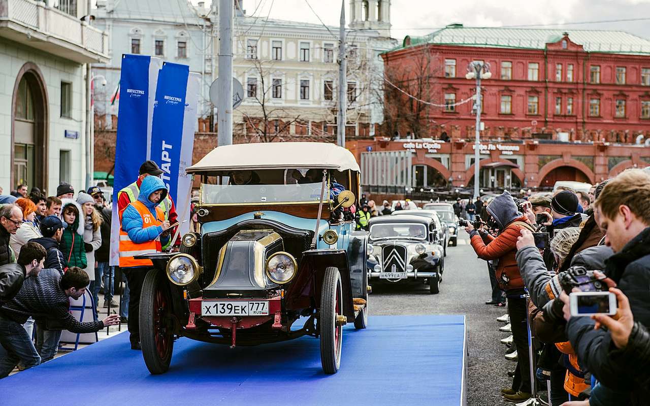 Самый почтенный участник ралли, Renault EF, выпущен в 1914 году, больше столетия назад!