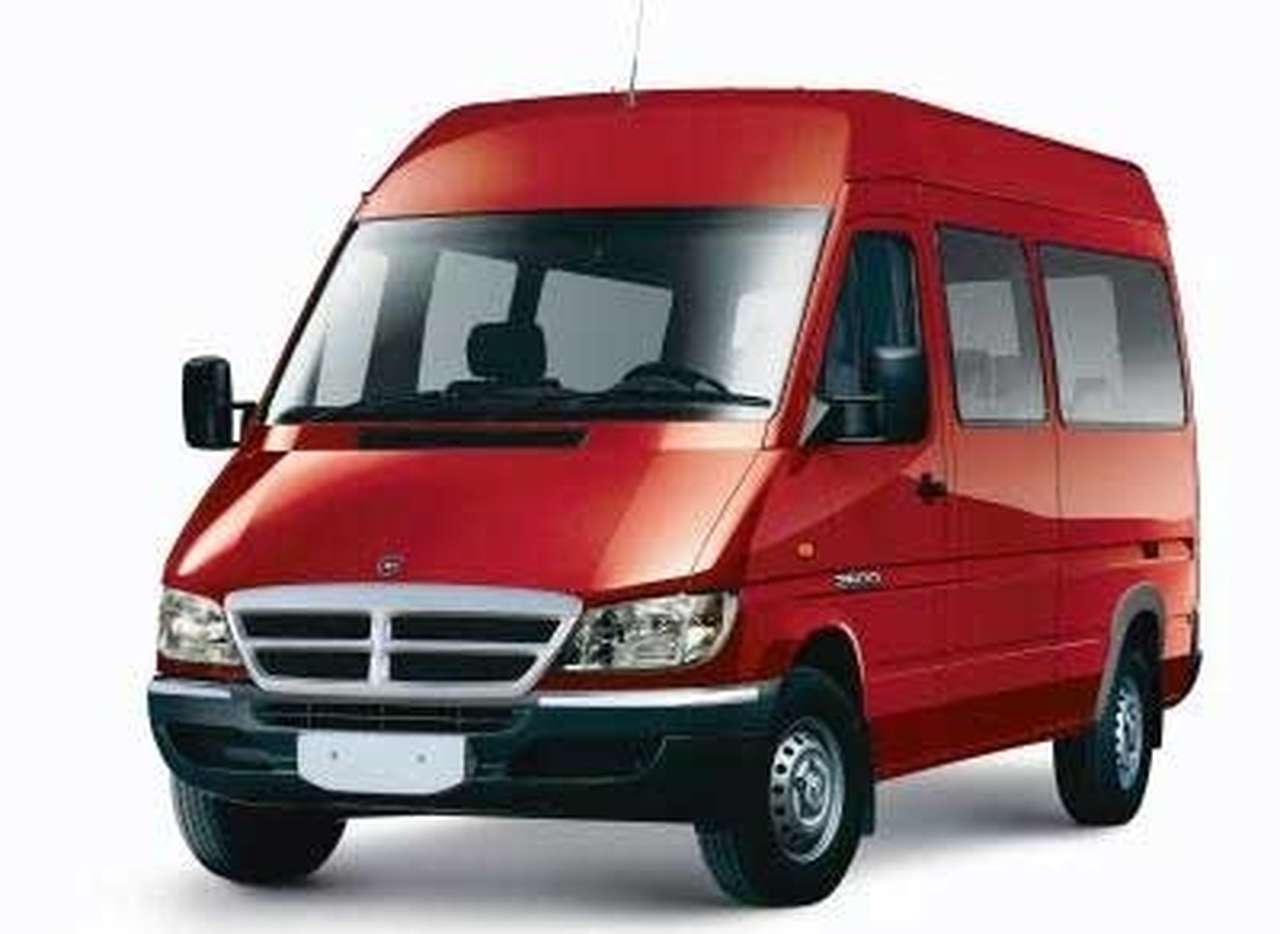На автобусах Dodge Sprinter спускают колеса