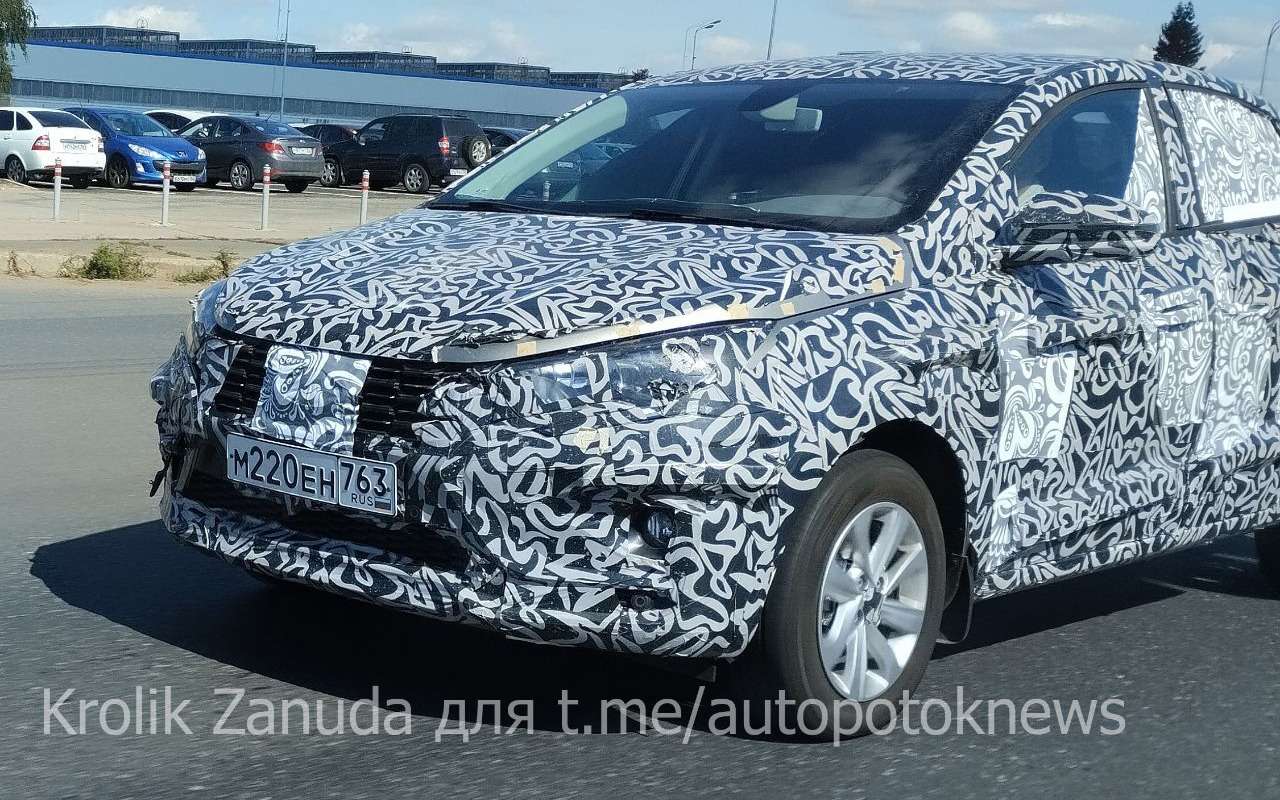 Новую Lada Iskra сфотографировали на дороге