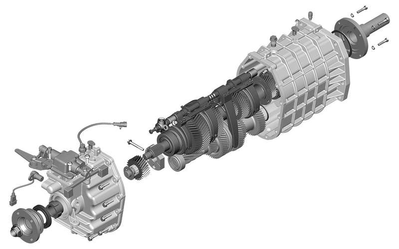 схема кпп газ 3309 дизель пятиступка