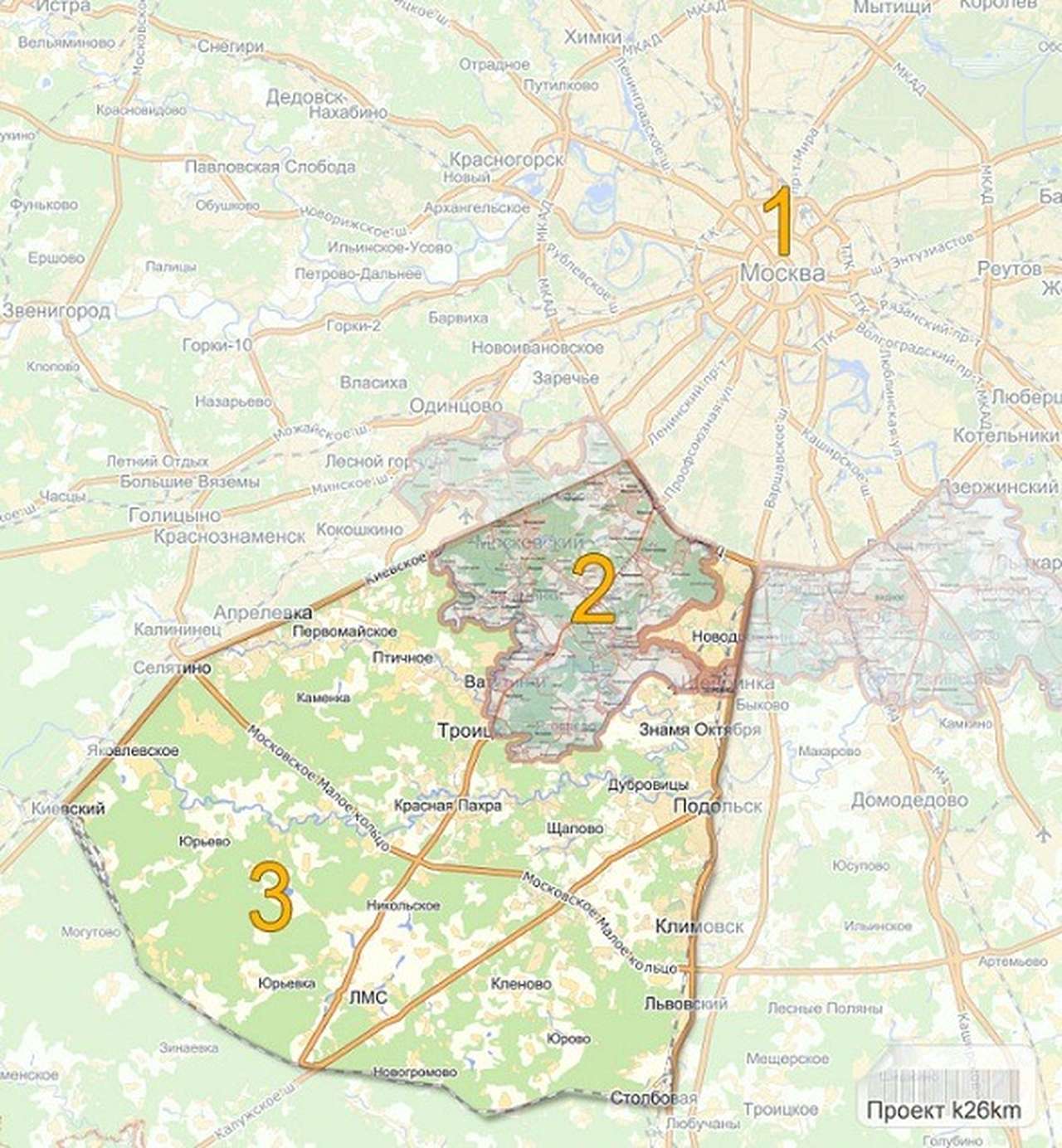 Границы Москвы расширят в течение пяти лет