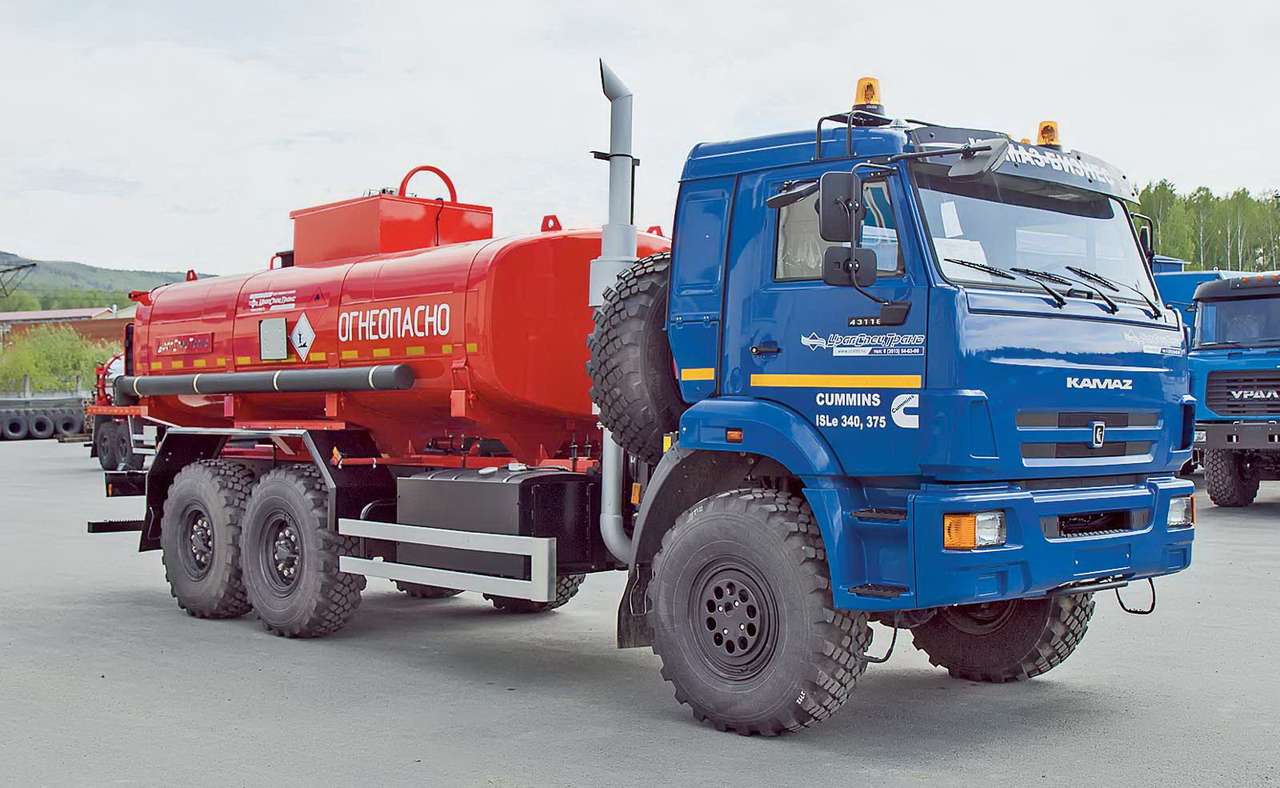 Заправляем и экономим с УСТ-5453 на шасси КАМАЗ-43118-RF