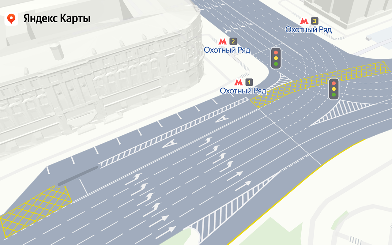 Еще больше деталей: в навигаторе появились парковки и разметка