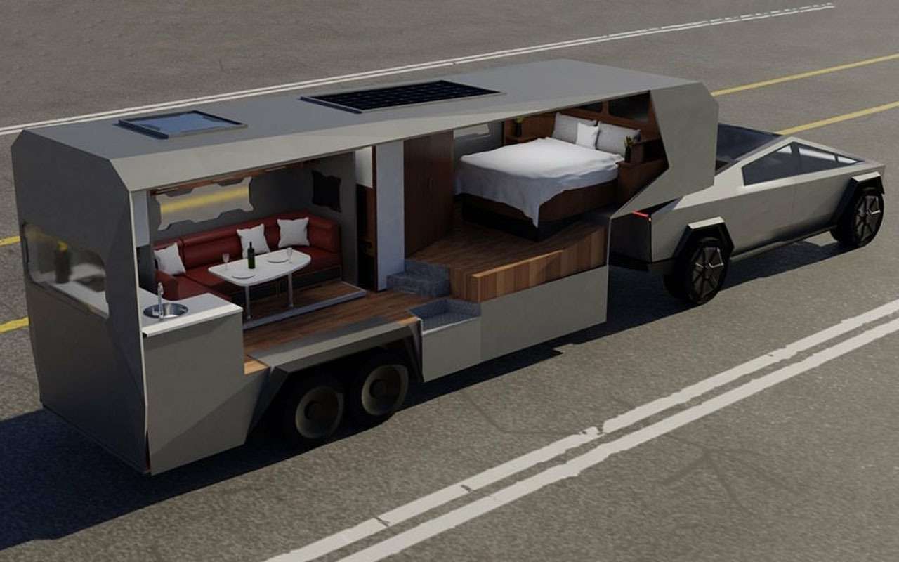 Tesla Truck Camper Attachment