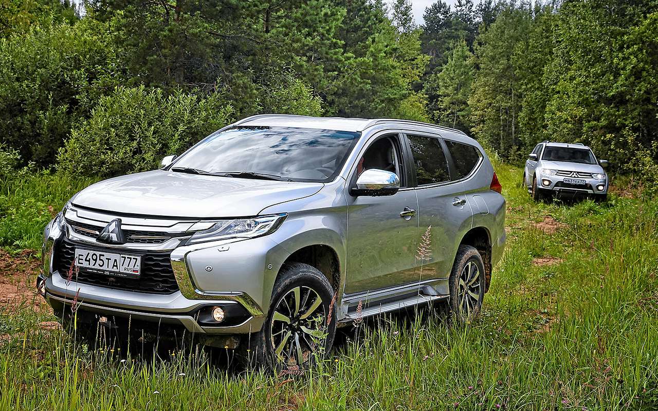 Mitsubishi Pajero Sport II и Mitsubishi Pajero Sport III
