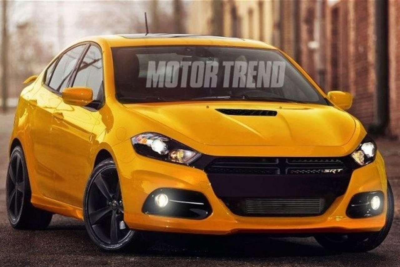 Пока это всего-навсего рендер издания Motor Trend. Однако направление мыслей верное: Dart SRT-4 получит аэродинамический обвес, спойлер на крышке багажника, воздухозаборник на капоте и большие колесные диски