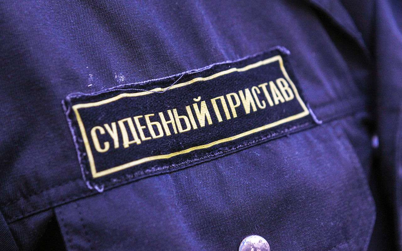 Должник натравил на приставов собаку, ударил их бампером и скрылся на арестованном автомобиле