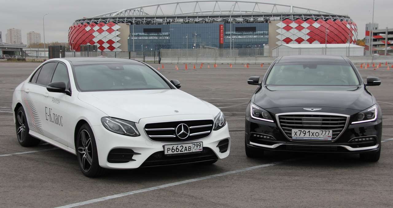 Mercedes E200 – Genesis G80: двойной гамбит