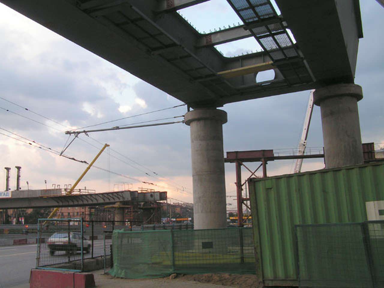 Развязку на Волоколамке достроят до конца года 