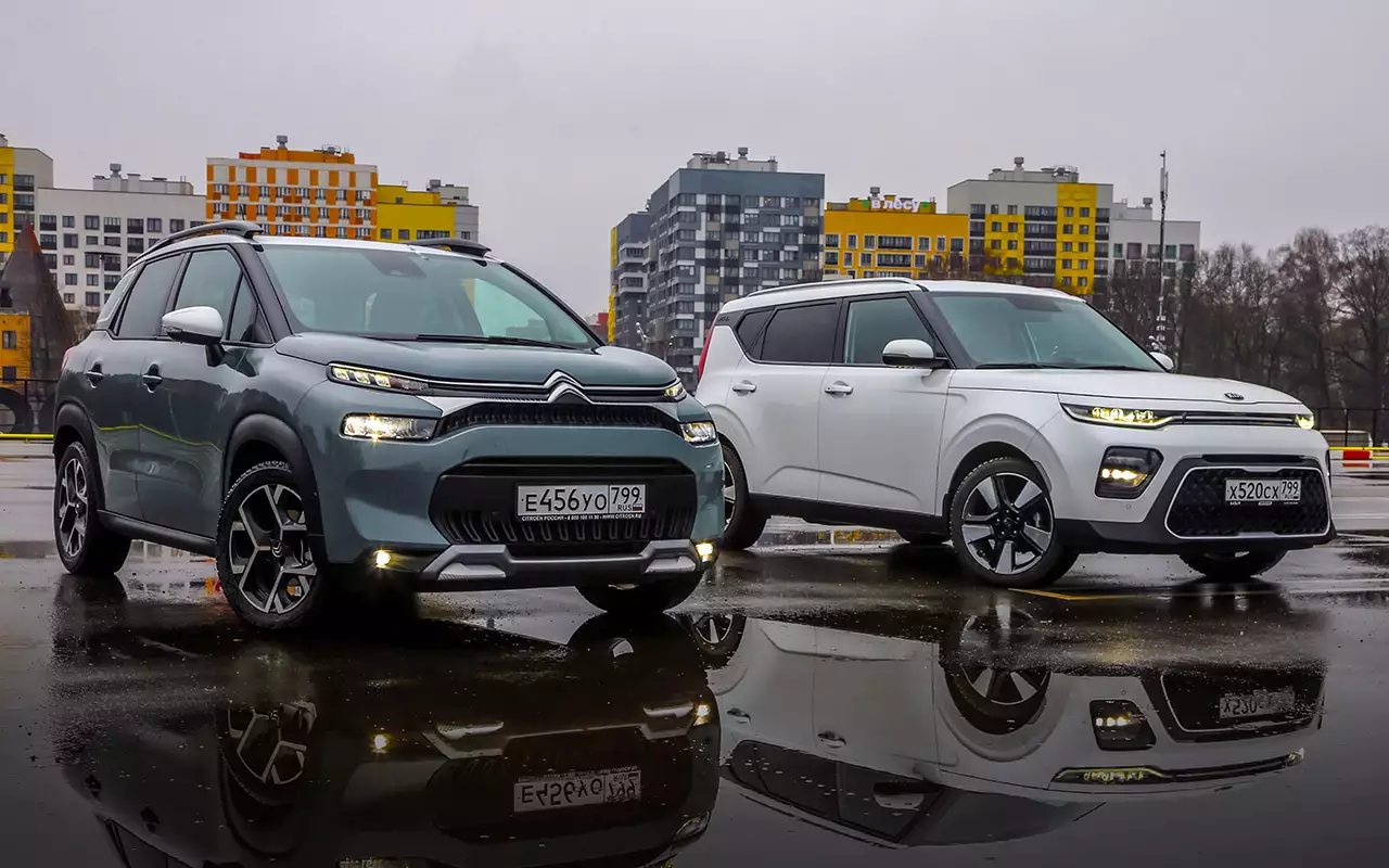 Корея или Франция? Сравнили паркетники Kia и Citroen