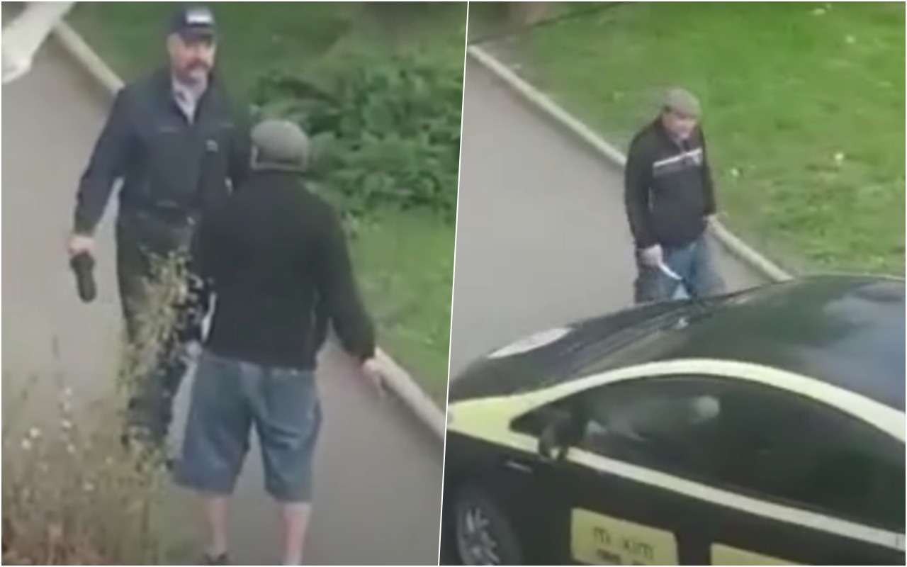 На замечание о неправильной парковке таксист стал угрожать ножом