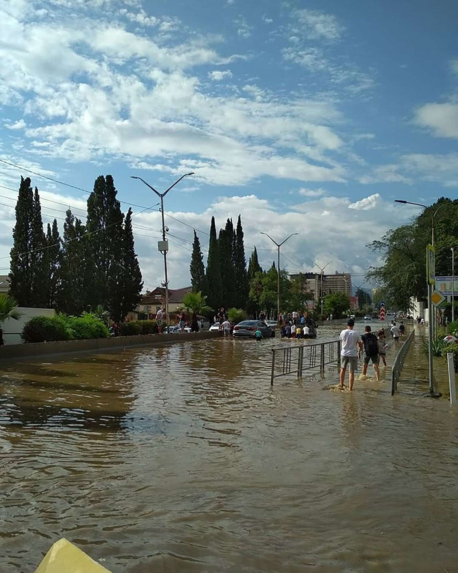 Дождь в Сочи