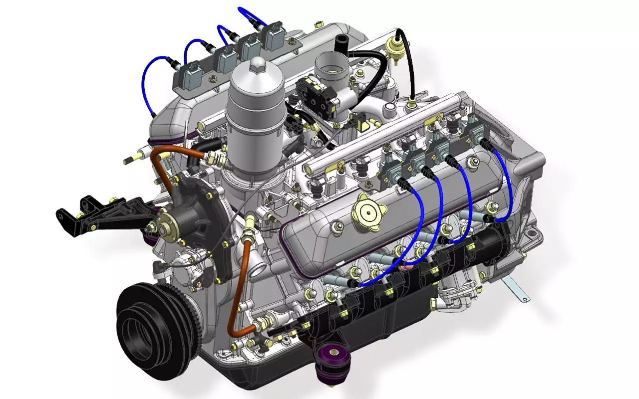 В России выпускают самый дешевый бензиновый V8 в мире