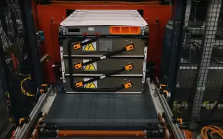 Производство Tesla Megapack