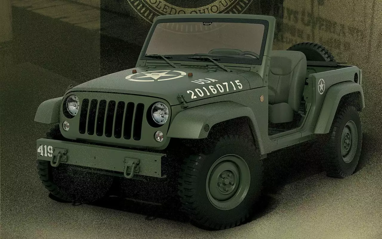 Jeep Wrangler раздели к юбилею