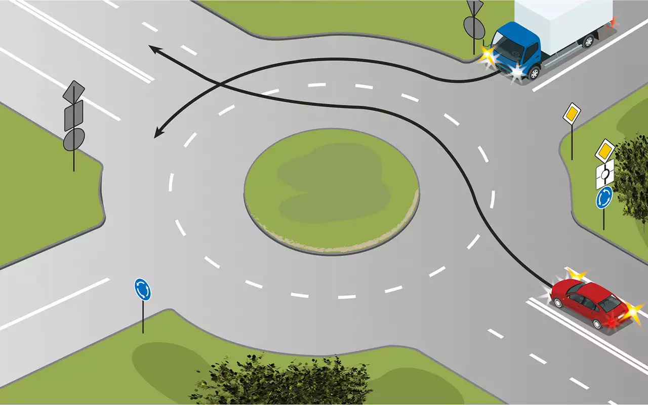 Чем рискуют водители, проезжающие «круг» по прямой