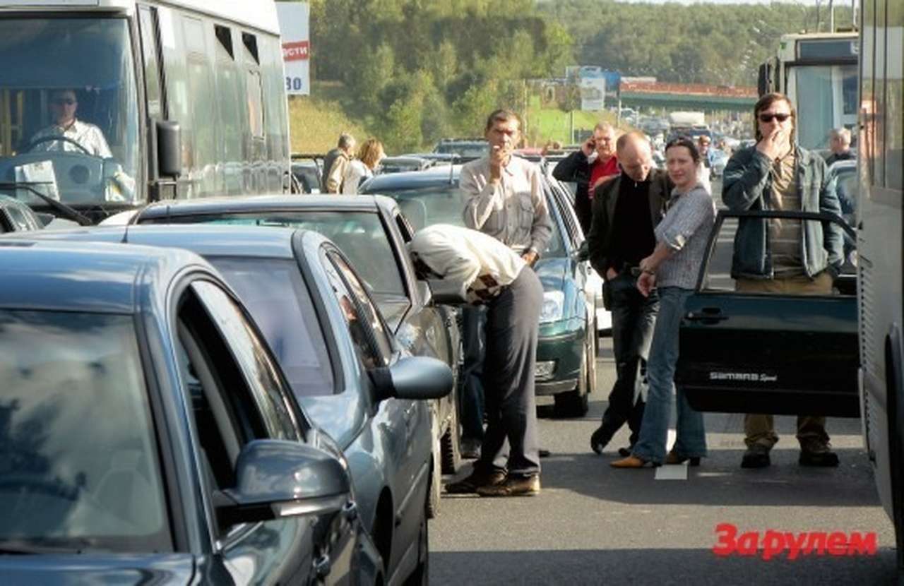 О пробках в Подмосковье можно узнать в режиме онлайн