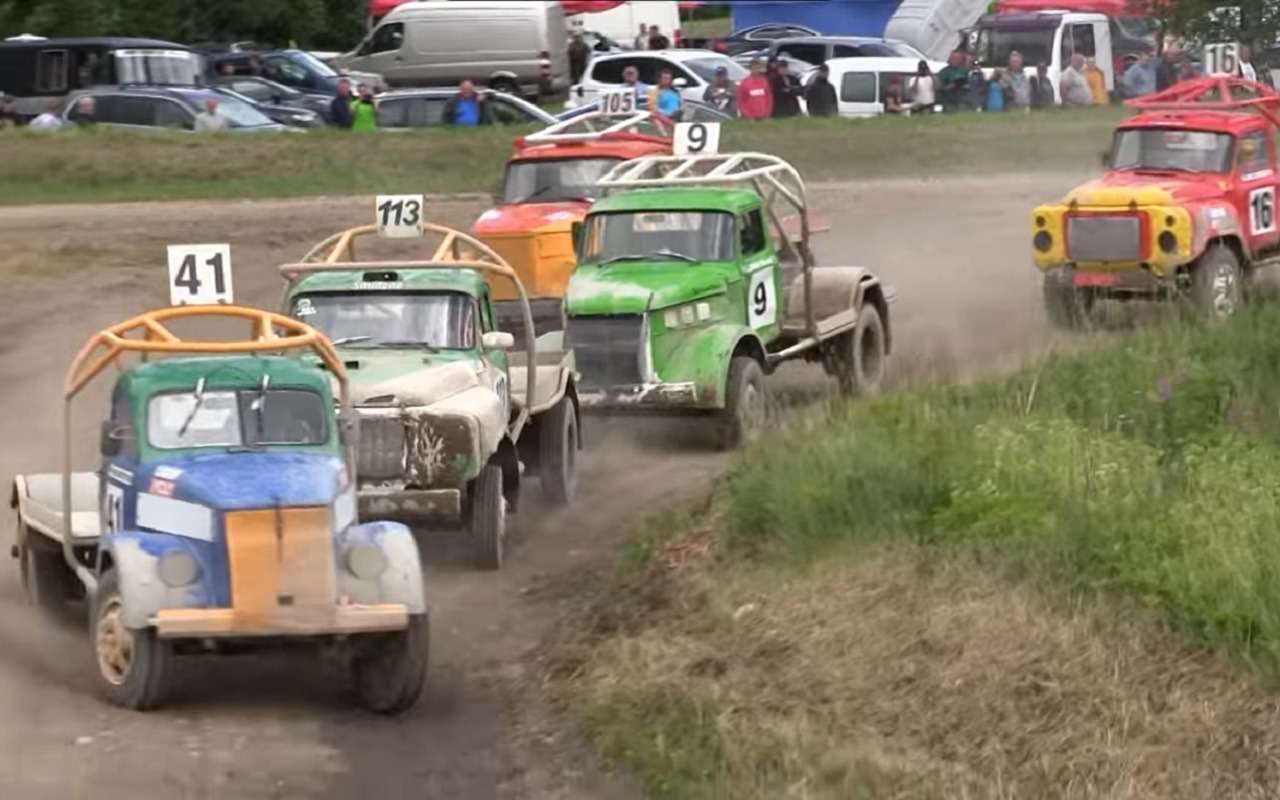 Автокросс на грузовиках: наши ГАЗоны в Прибалтике