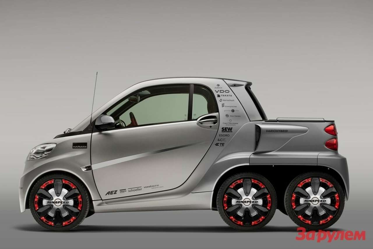 В Rinspeed придумали электромобиль с прицепом