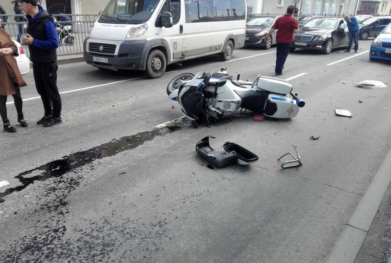 Мотопогоня инспектора ДПС закончилась страшной аварией