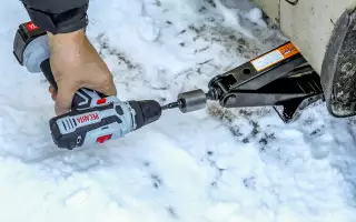 «Женим» домкрат с шуруповертом — все рабочие приспособы