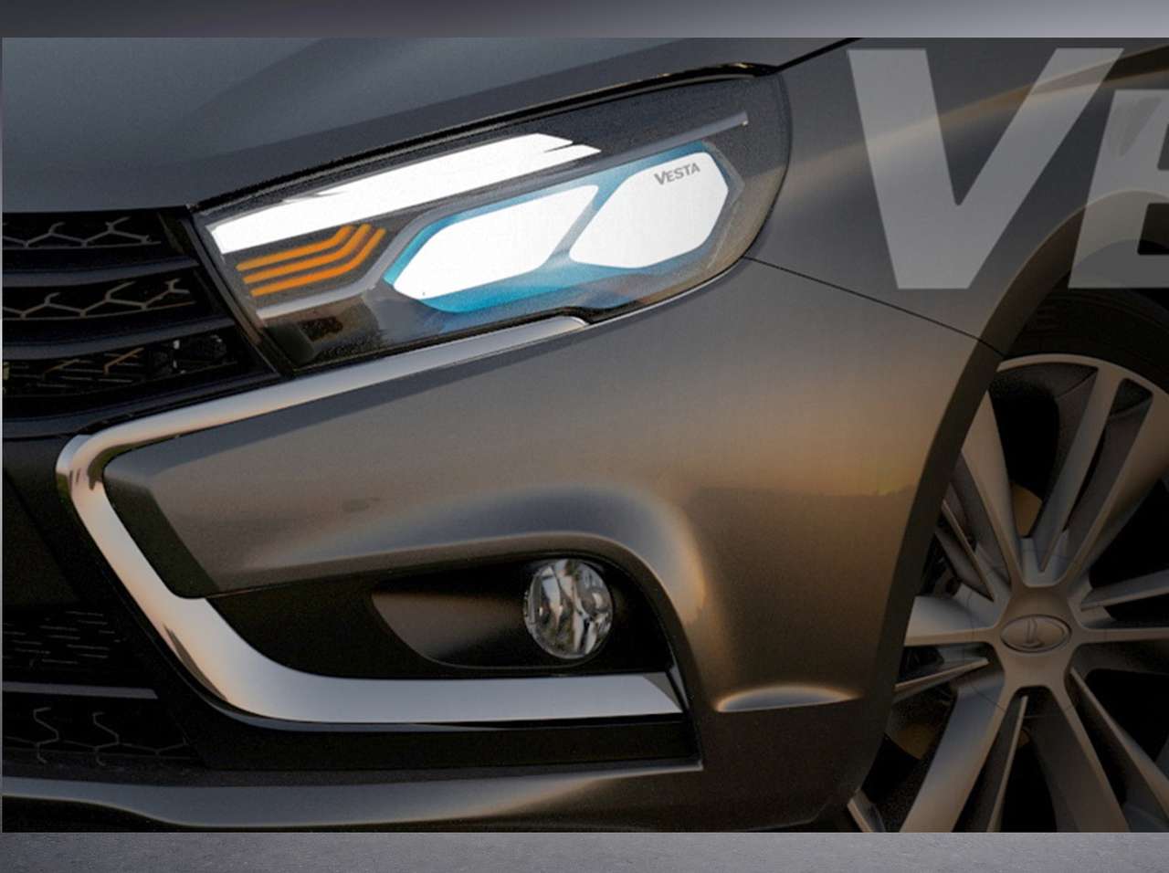АВТОВАЗ представил первый официальный тизер Lada Vesta