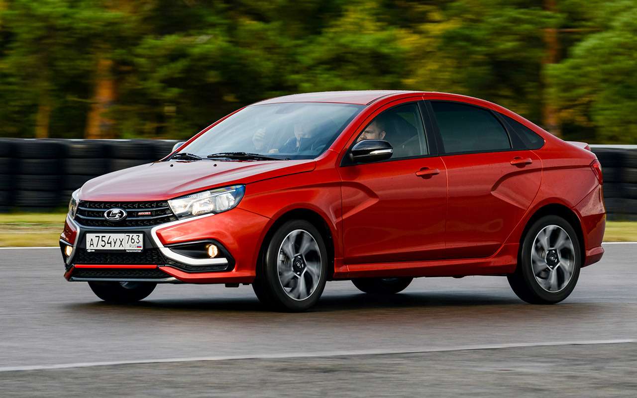 Lada Vesta Sport красная