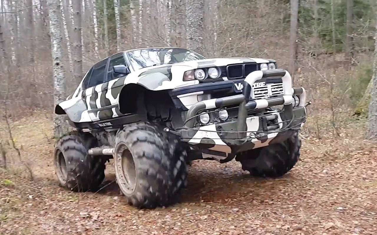 Умельцы скрестили ГАЗ-66 с BMW 7-й серии