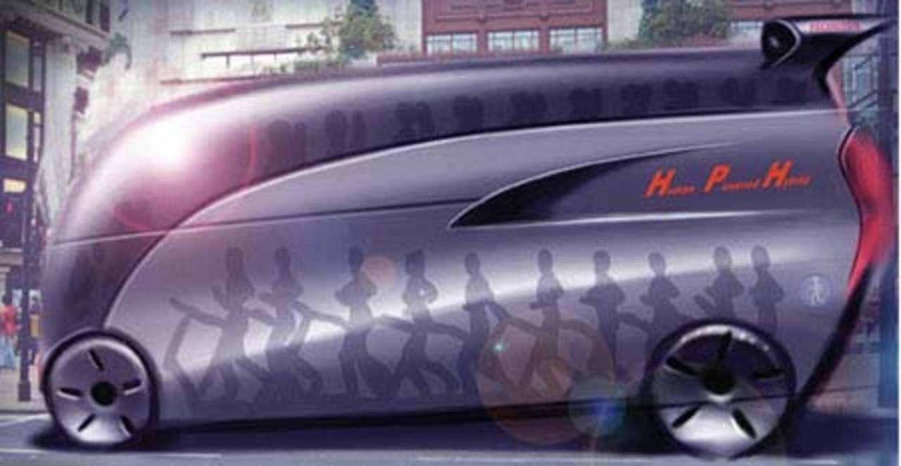 Автобус Honda для занятия фитнесом