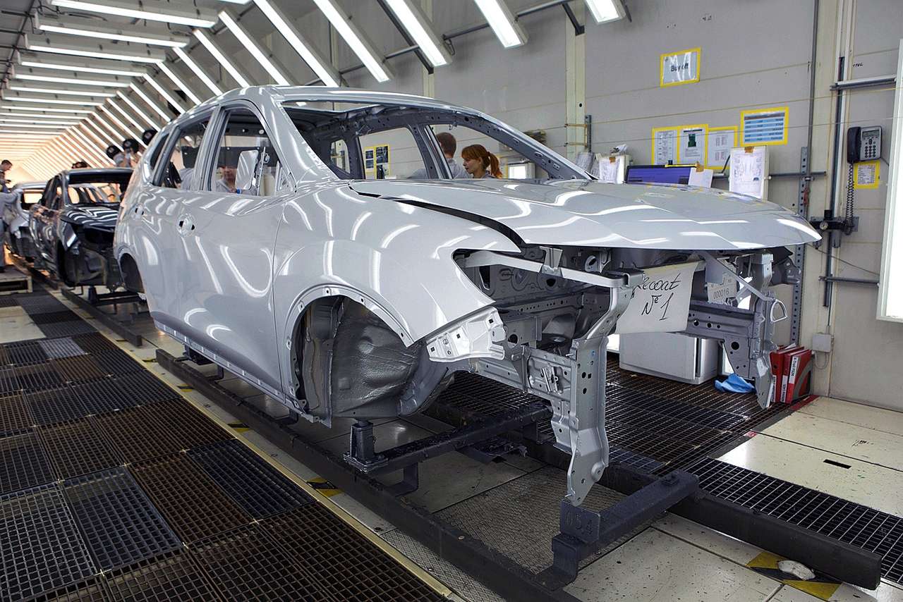 Завод Nissan в Санкт-Петербурге