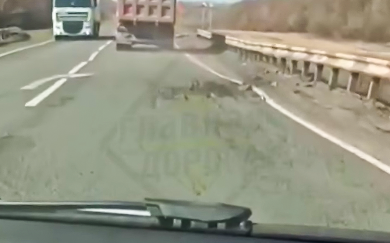 Еще одна трасса претендует на звание худшей в России (видео)